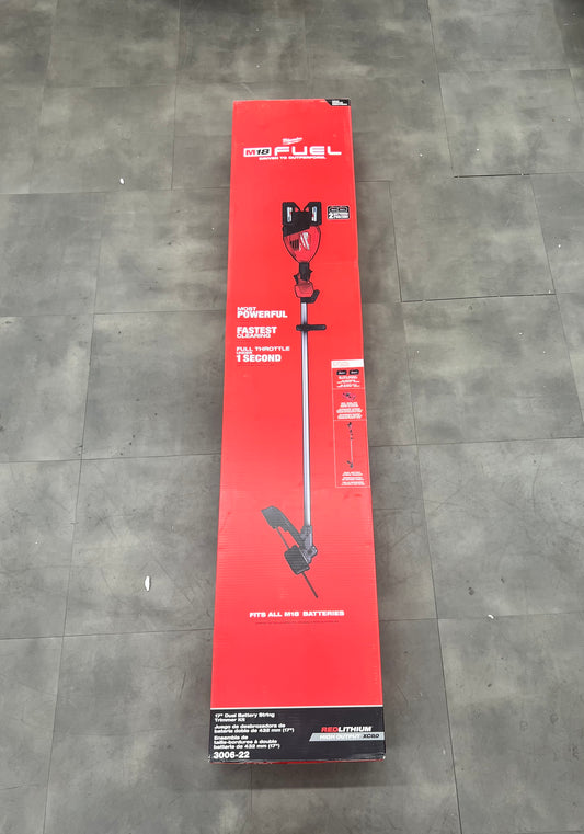 Milwaukee M18 Fuel 17” Dual Battery String Trimmer Kit - 3006-22 (New)