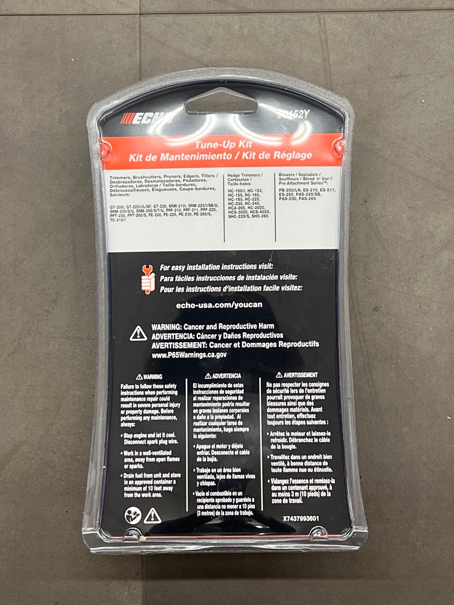 ECHO YOU CAN Tune-Up Maintenance Kit - 90152Y