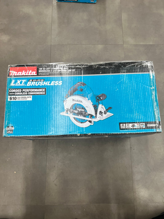 Makita 18V Brushless 7-1/4” Circular Saw Kit - XSH06PT (Brand New/Open Box)