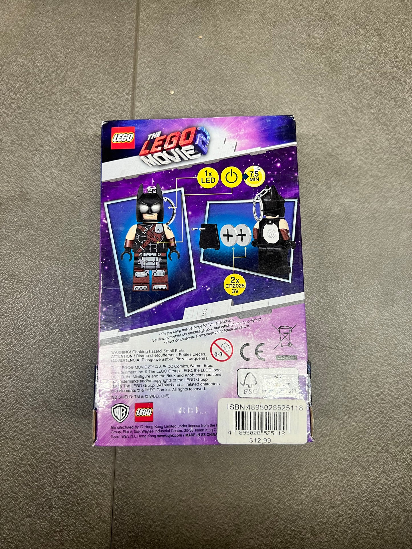 LEGO “The Lego Movie Batman” LEDLITE KeyChain (New)