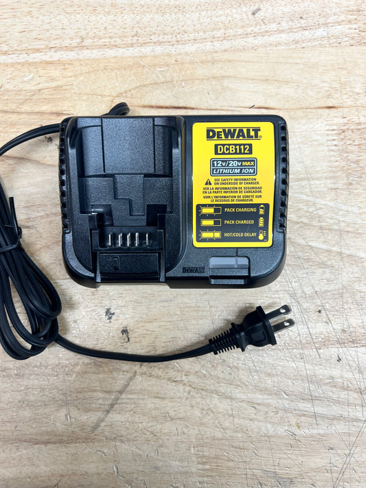 DeWalt 12V/20V Max Lithium-Ion Charger - DCB112 (New)