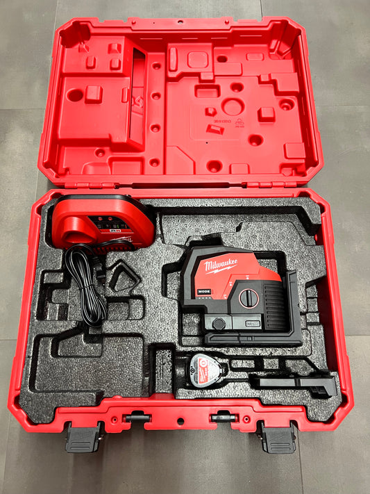 Milwaukee M12 Green Laser Kit - Cross Line and Plumb Points - 3622-21 (New)
