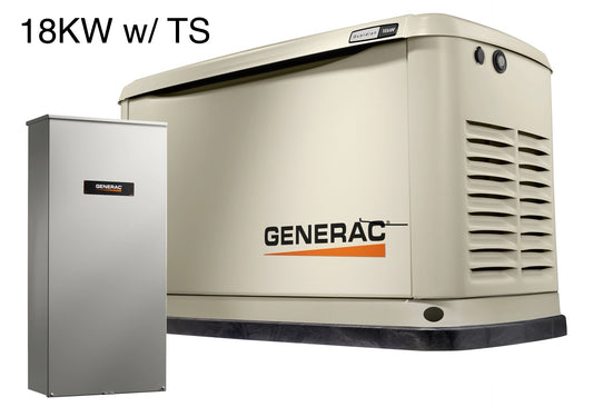 Generac 18KW Generator w/ Transfer Switch (Some are Mint/Some have Cosmetic Damage) - *Pickup Only*