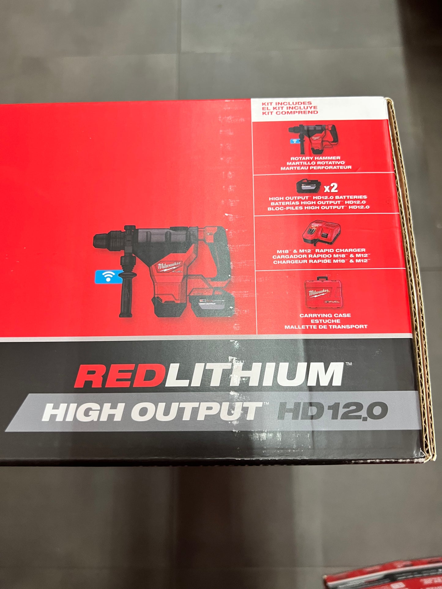 Milwaukee 1-3/4” SDS Max Rotary Hammer Kit w/ One-Key - 2718-22HD (Factory Sealed)