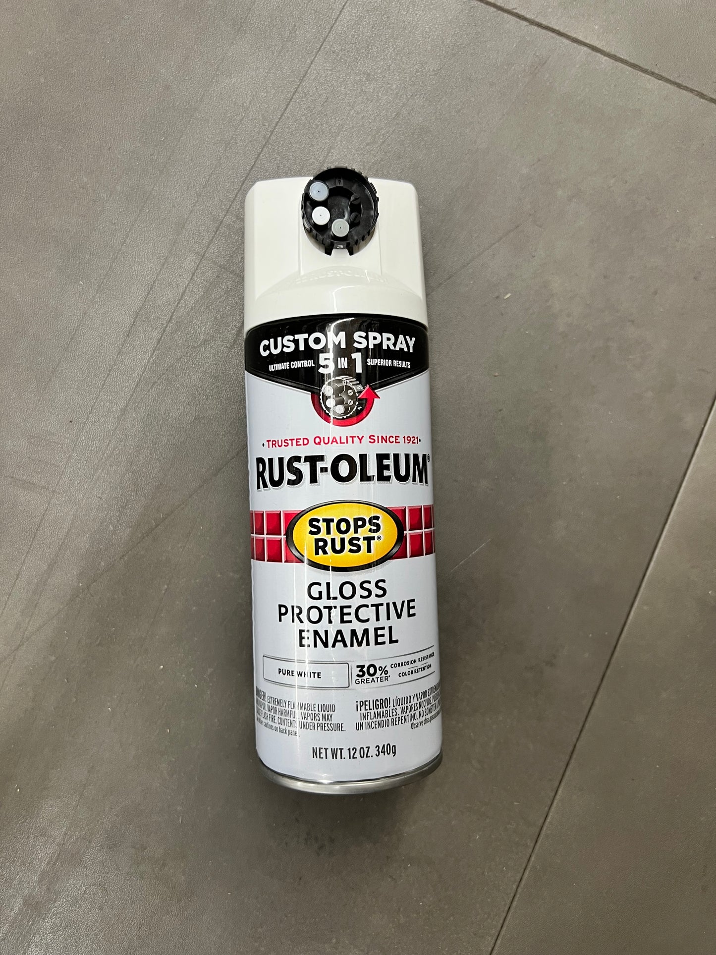 Rust-Oleum 5in1 Gloss Protective Enamel - Pure White (New)