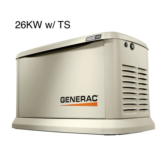 Generac 26KW Generator w/ Transfer Switch (Some are Mint/Some have Cosmetic Damage) - *Pickup Only*