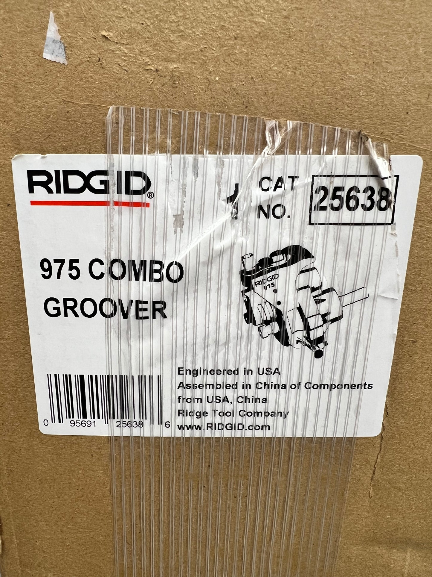 Ridgid 975 Combo Roll Groover - 25638 (Brand New/Open Box)