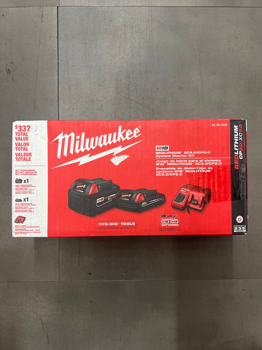 M18 REDLITHIUM XC5.0/CP2.0 System Starter Kit