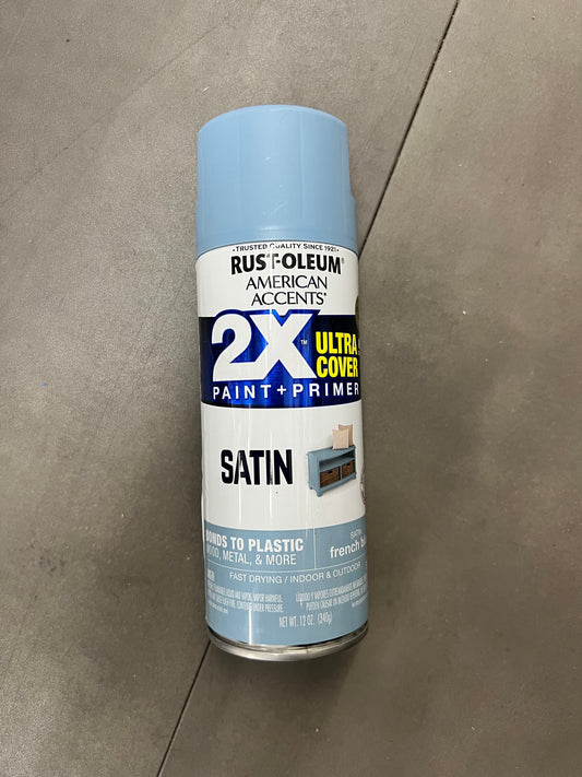 Rust-Oleum 2x Ultra Cover Paint+Primer - Satin French Blue (New)