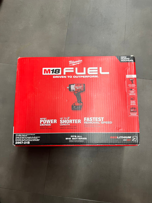 Milwaukee 1/2” High Torque Impact Wrench w/ Friction Ring Kit - 2967-21B (New)