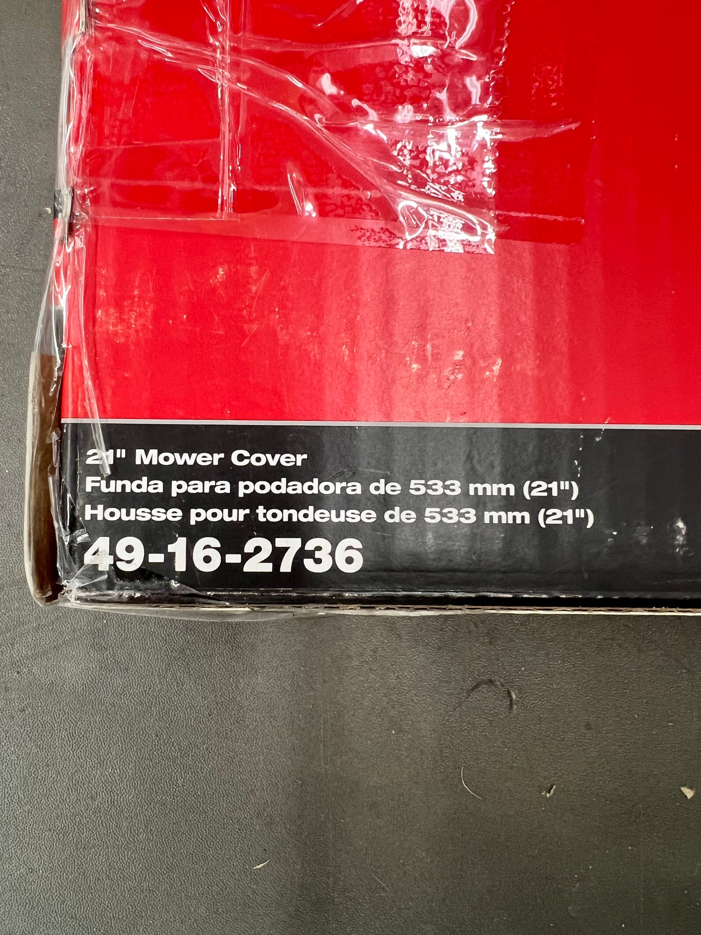 Milwaukee 21” Mower Cover - 49-16-2736 (New) - Compatible w/ M18 Fuel 21” Self-Propelled Dual Battery Mower
