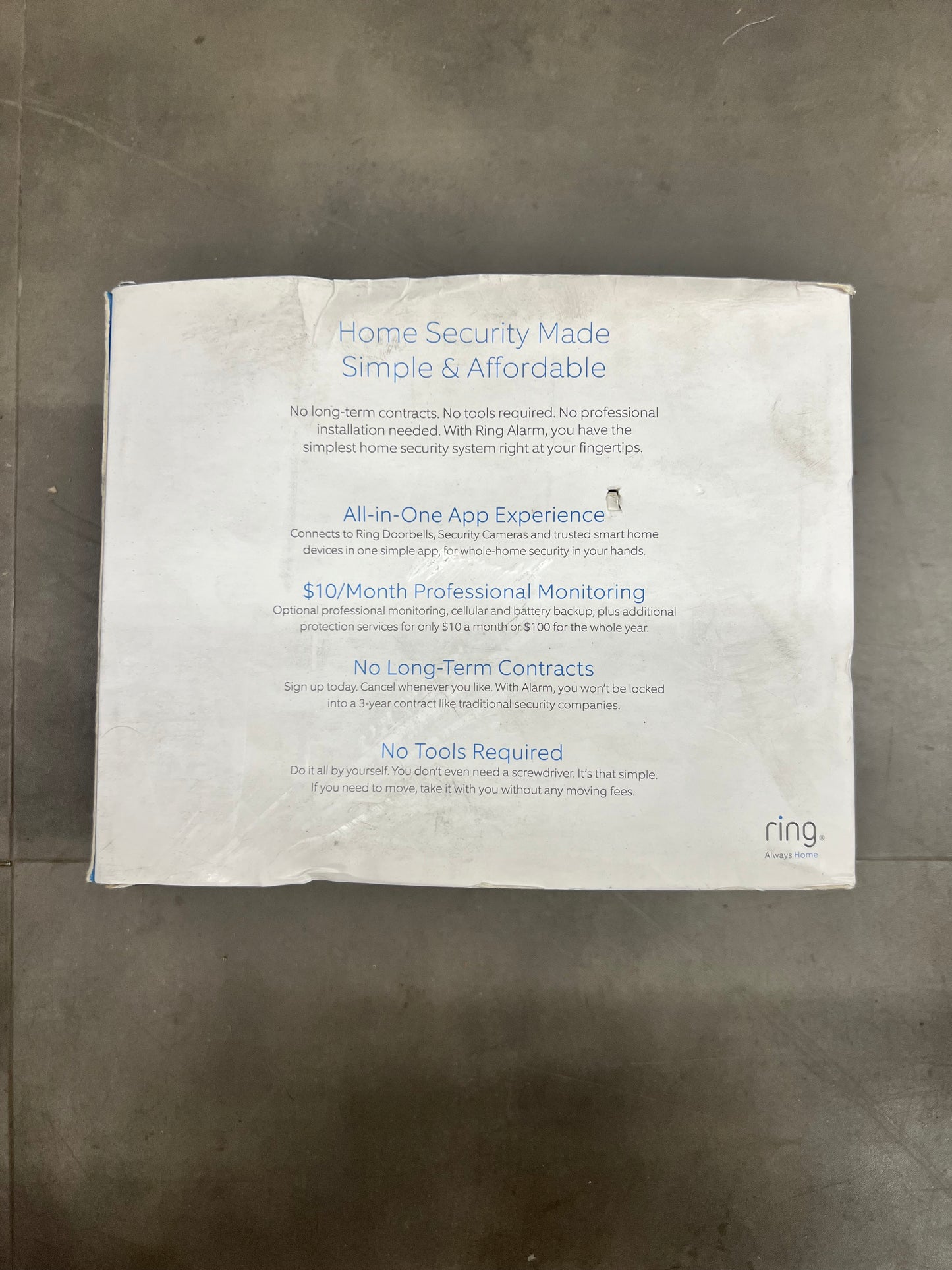 Ring Alarm - Wireless Home Security Kit (New)