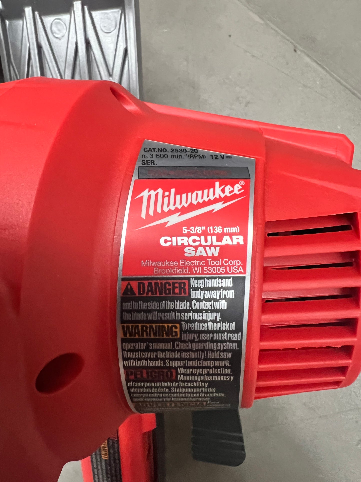 Milwaukee M12 Fuel 5-3/8” Circular Saw - 2530-20 (New with Box)