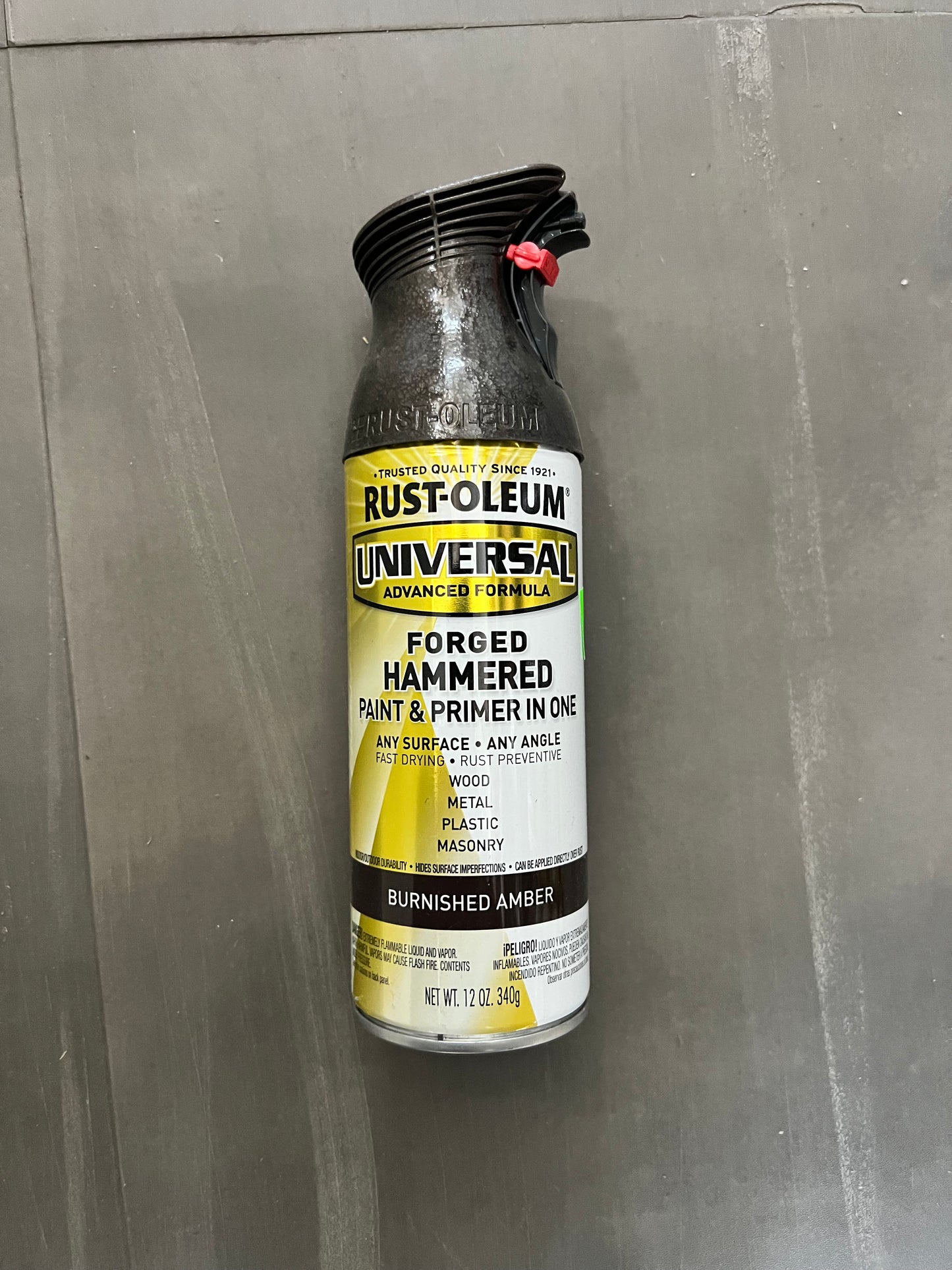 Rust-Oleum Forged Hammer Paint & Primer in One - Brushed Amber (New)