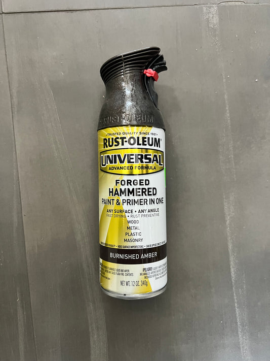 Rust-Oleum Forged Hammer Paint & Primer in One - Brushed Amber (New)