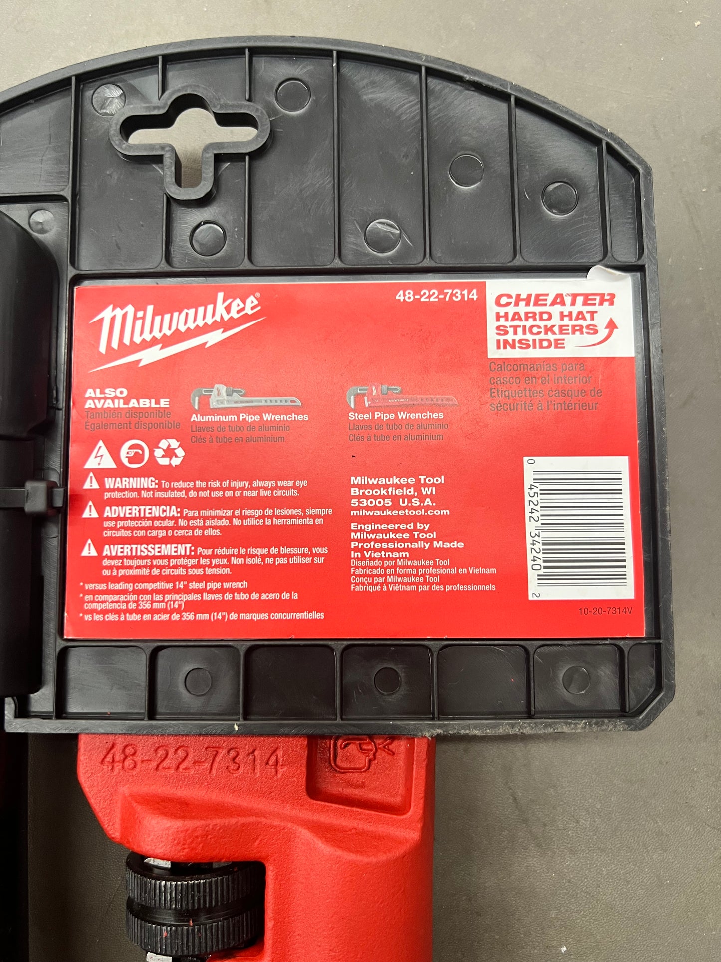 Milwaukee Adaptable Pipe Wrench - 48-22-7314 (New)