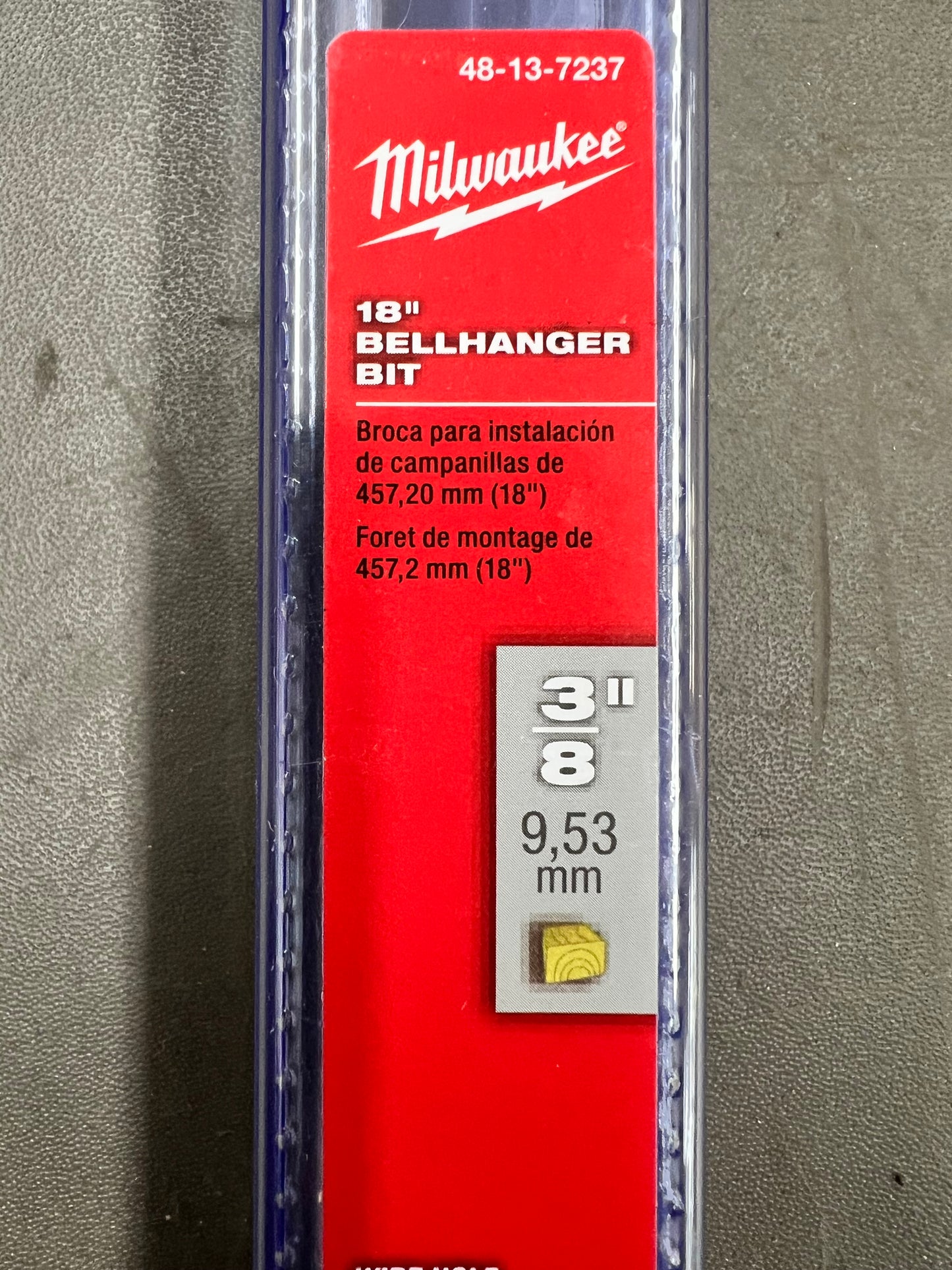 Milwaukee 18” Bellhanger Bit - 48-13-7237