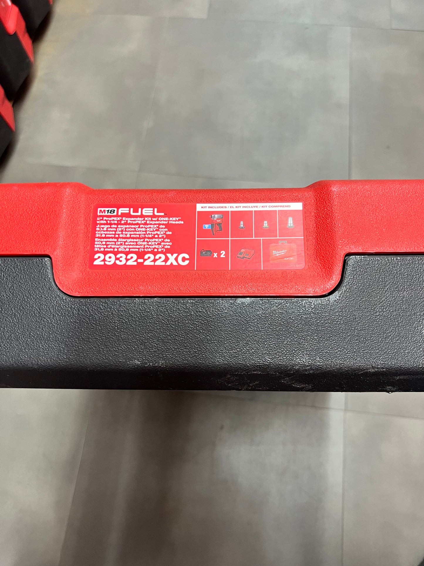 Milwaukee M18 Fuel 2” ProPEX Expander Kit w/ One-Key with 1-1/4 - 2” ProPEX Expander Heads - 2932-22XC (New)