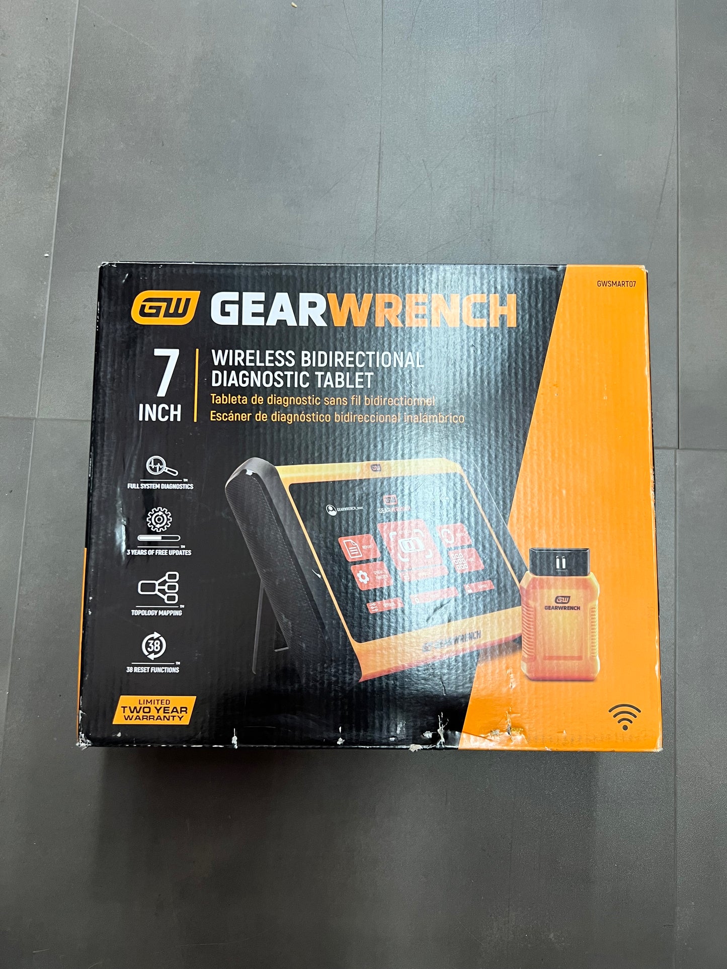 GearWrench 7” Wireless Bi-Directional Diagnostic Tablet - GWSMART07
