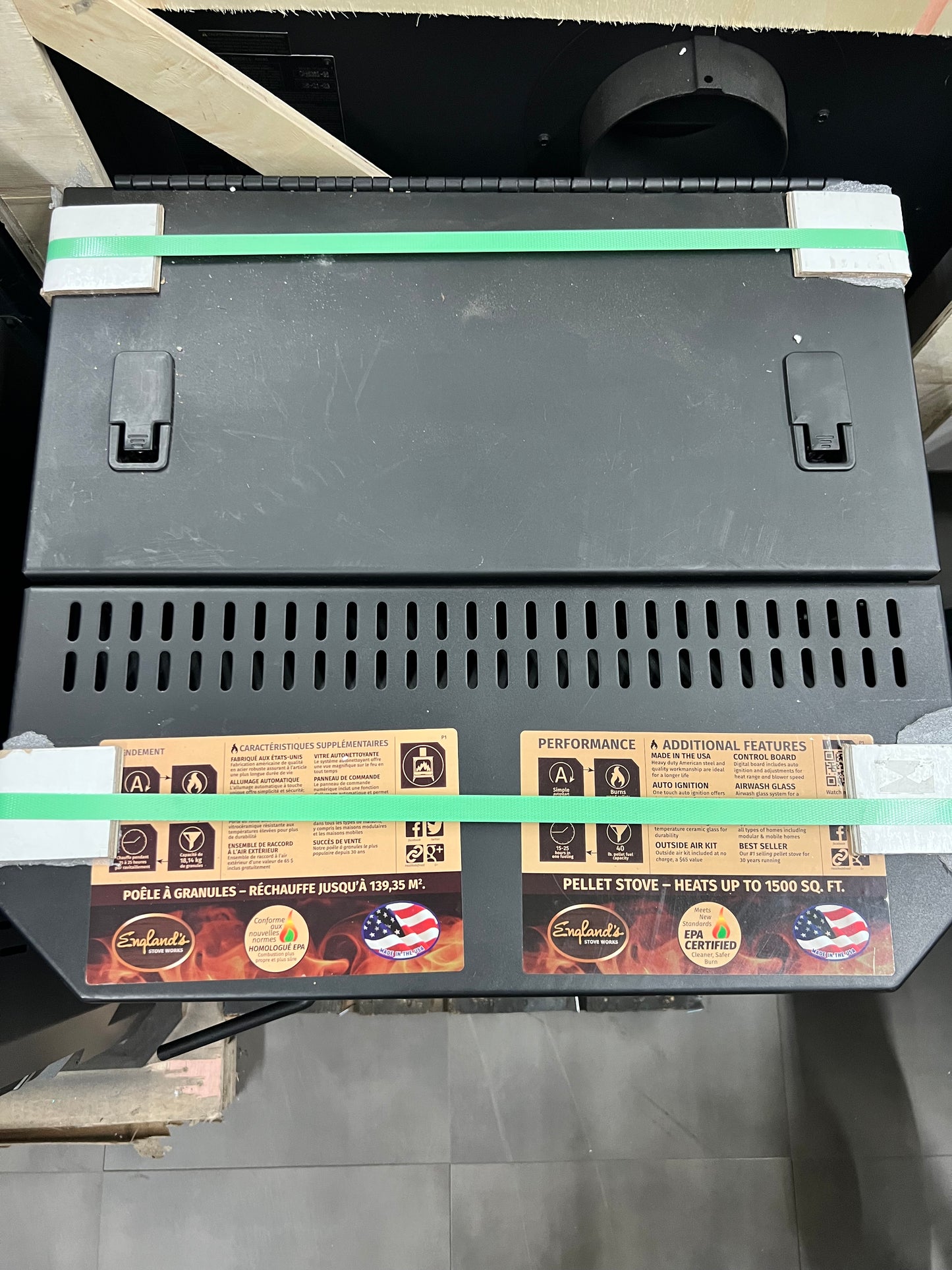 England’s 1500sq. ft. Pellet Stove - Brand New *Pickup Only*