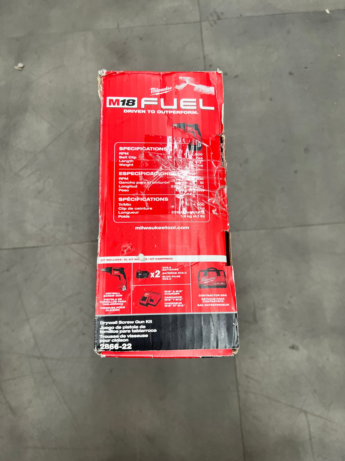 Milwaukee Drywall Screw Gun Kit - 2866-22 (New)