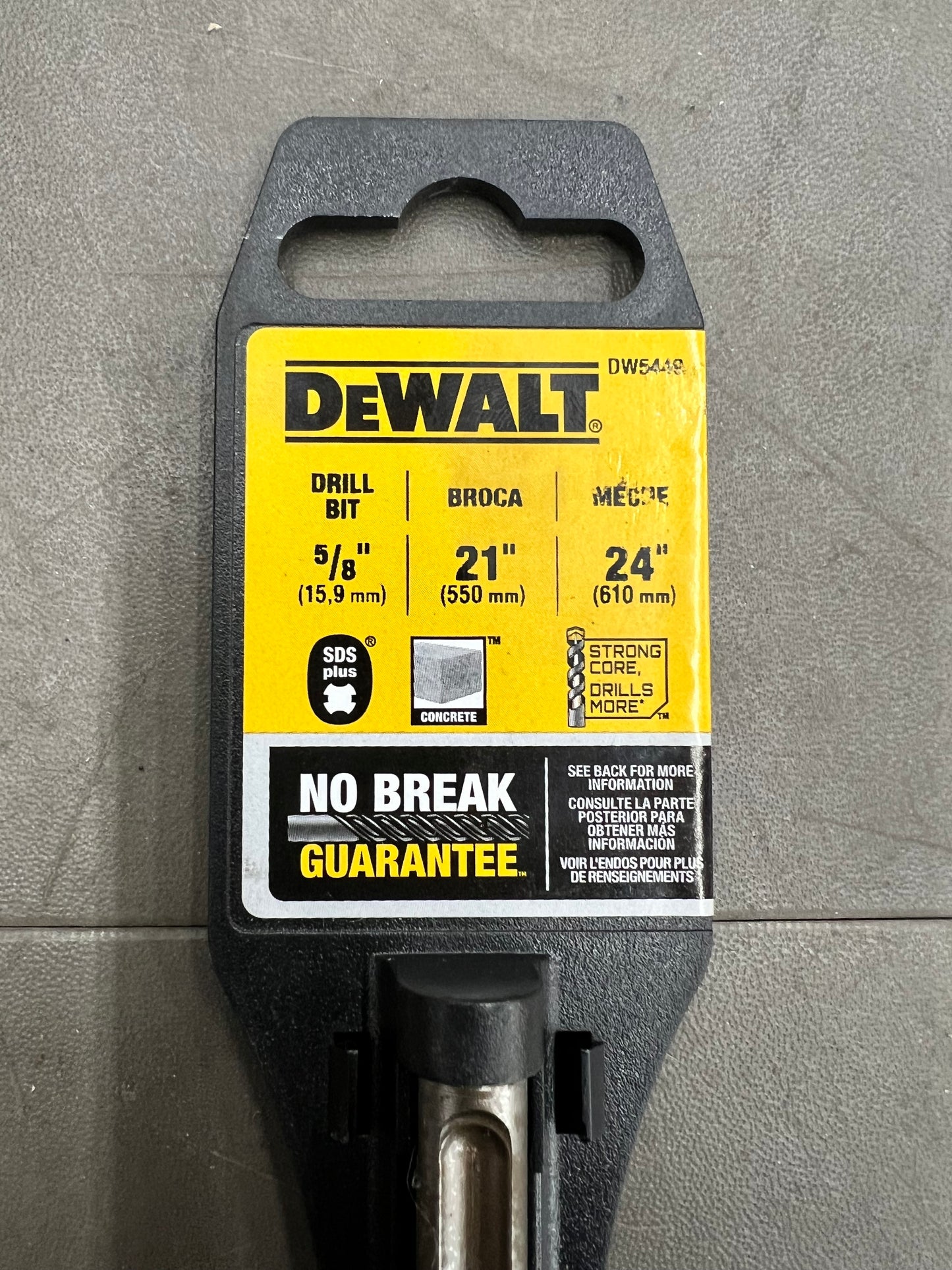 DeWalt 5/8” SDS Plus Drill Bit - DW5449 (New)