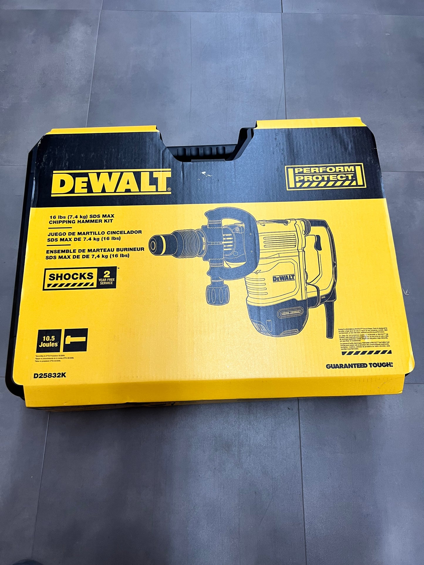 DeWalt 16lb SDS Max Chipping Hammer Kit - D25832K (New)