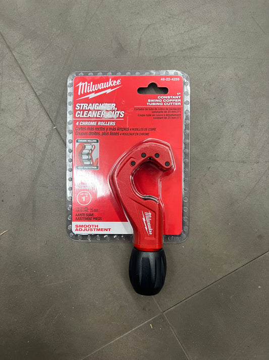 Milwaukee 1” Constant Swing Copper Tubing Cutter - 48-22-4259 (New)