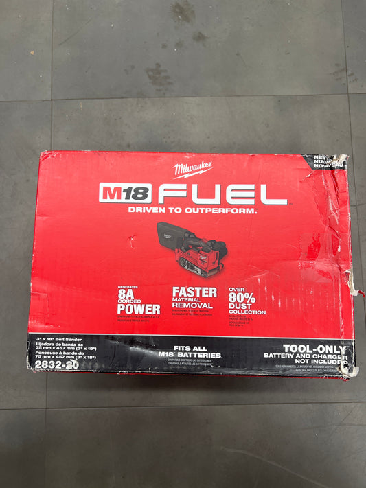 Milwaukee M18 FUEL 3" x 18" Belt Sander - Tool Only - 2832-20