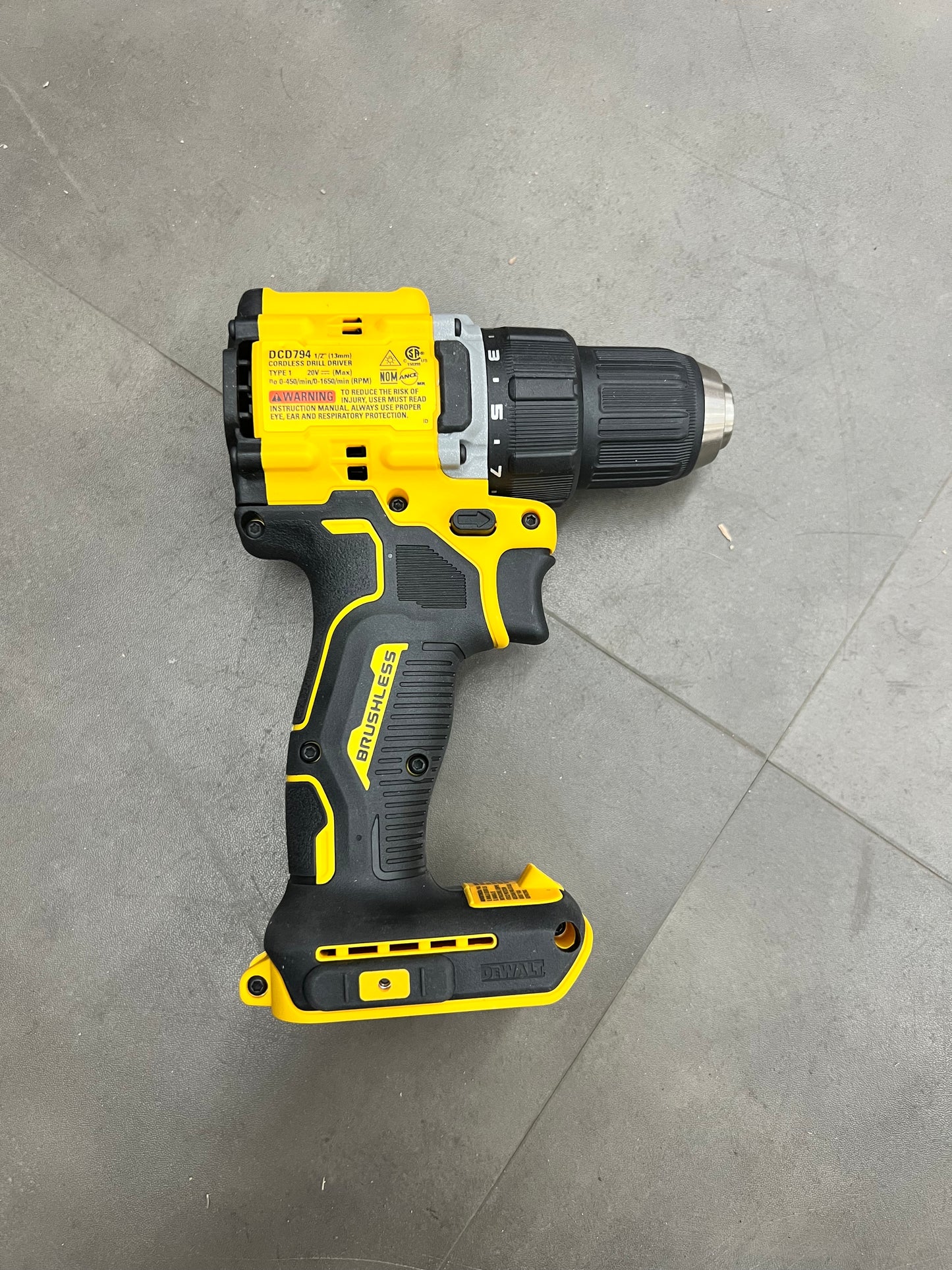 DeWalt 20V Max 1/2” Cordless Drill Driver - DCD794 (New)