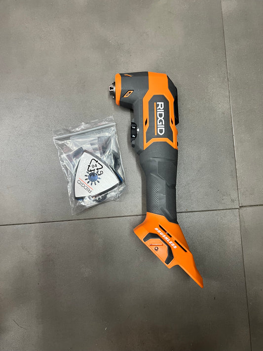 Ridgid 18V Brushless Oscillating Multi-Tool w/ Attachments - R86240 (New)