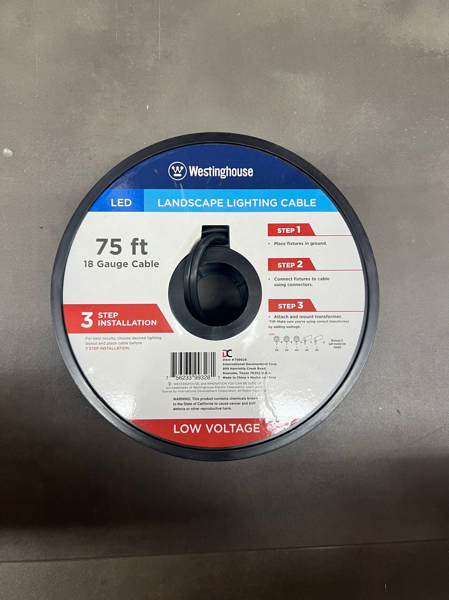 Westinghouse 75ft. 18 Gauge LED Landscape Lighting Cable - Low Voltage (New)