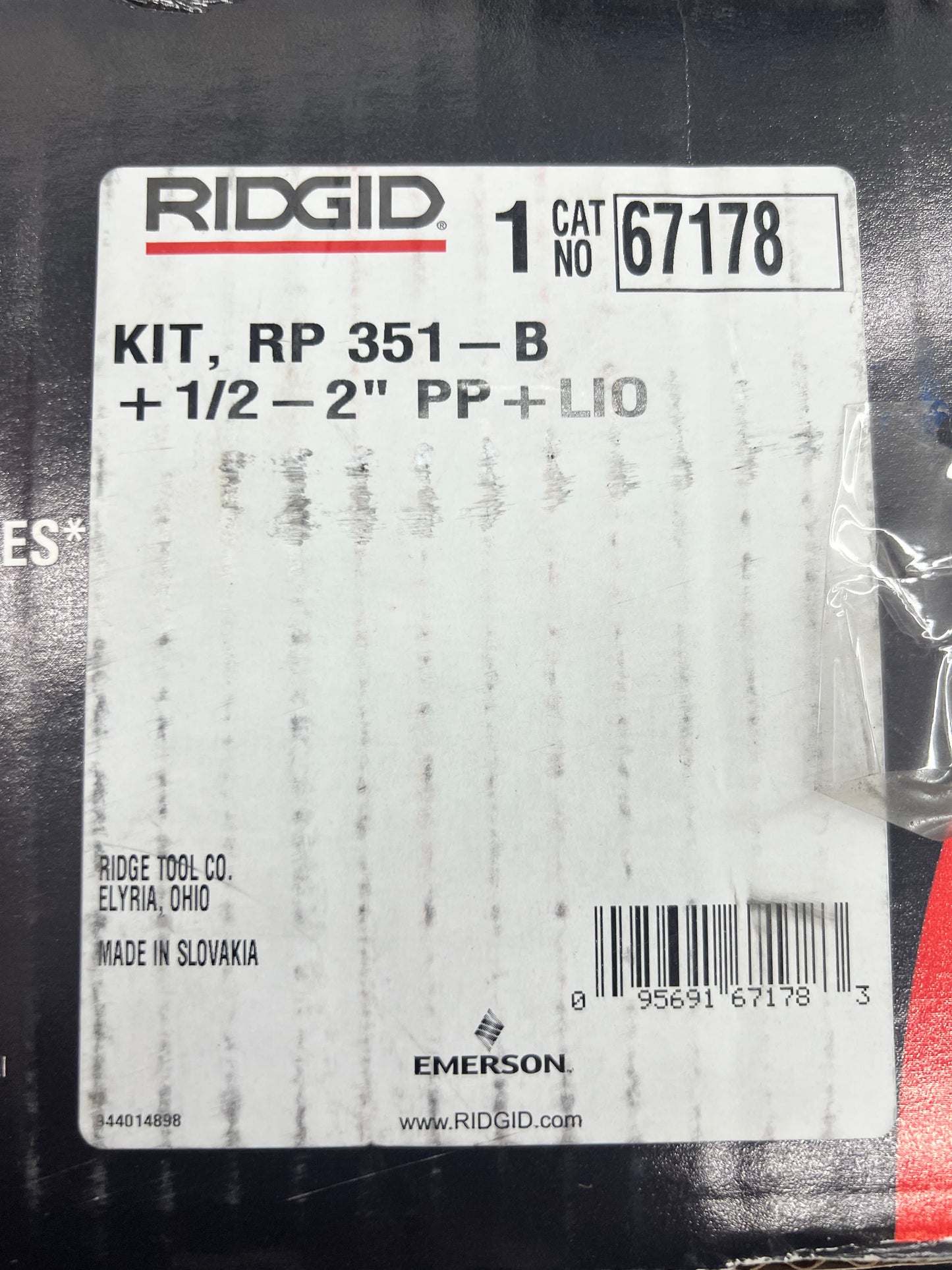 Ridgid RP351 Standard Press Tool Kit - 67178 - W/ Batteries and Charger