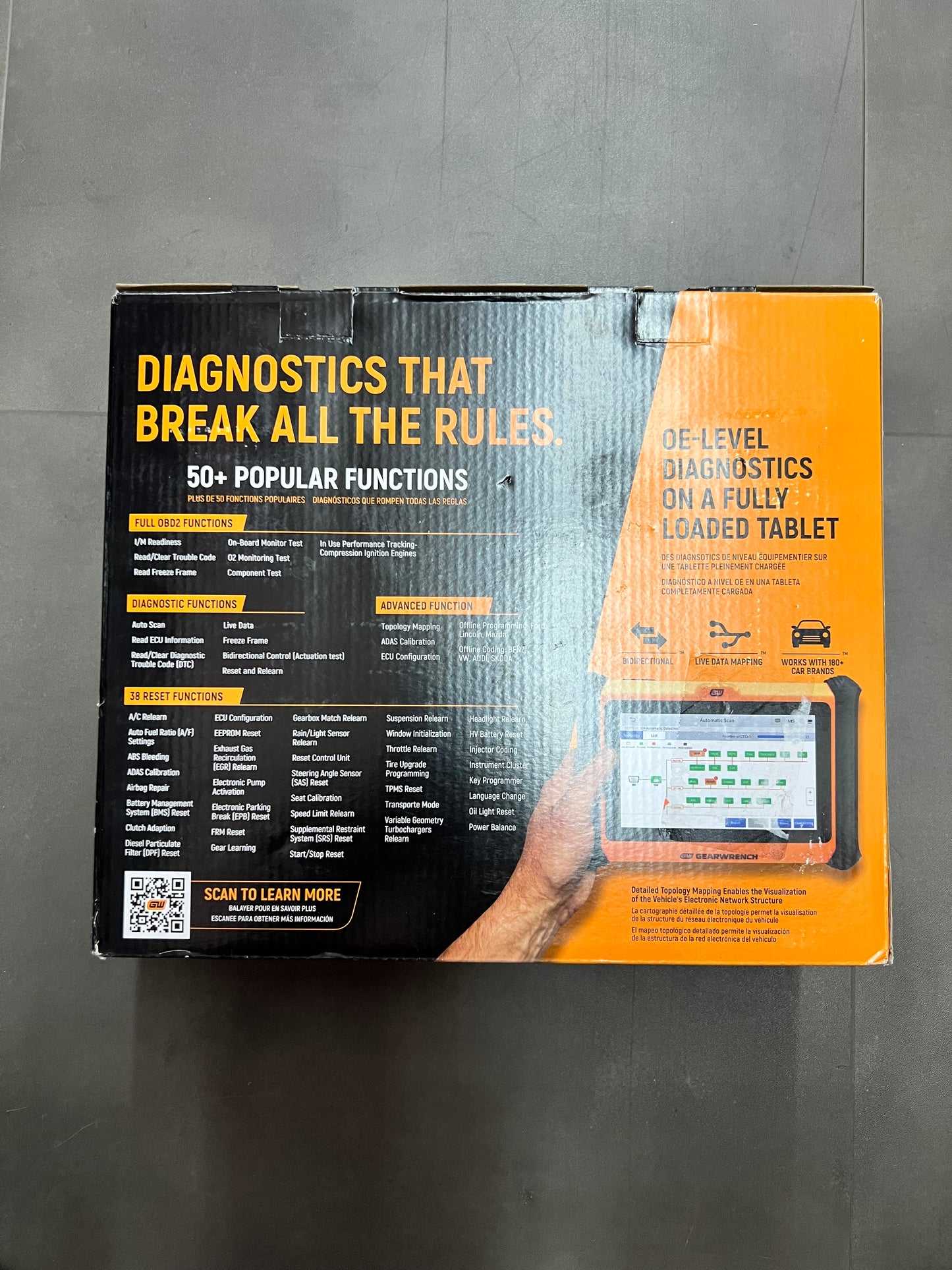 GearWrench 7” Wireless Bi-Directional Diagnostic Tablet - GWSMART07