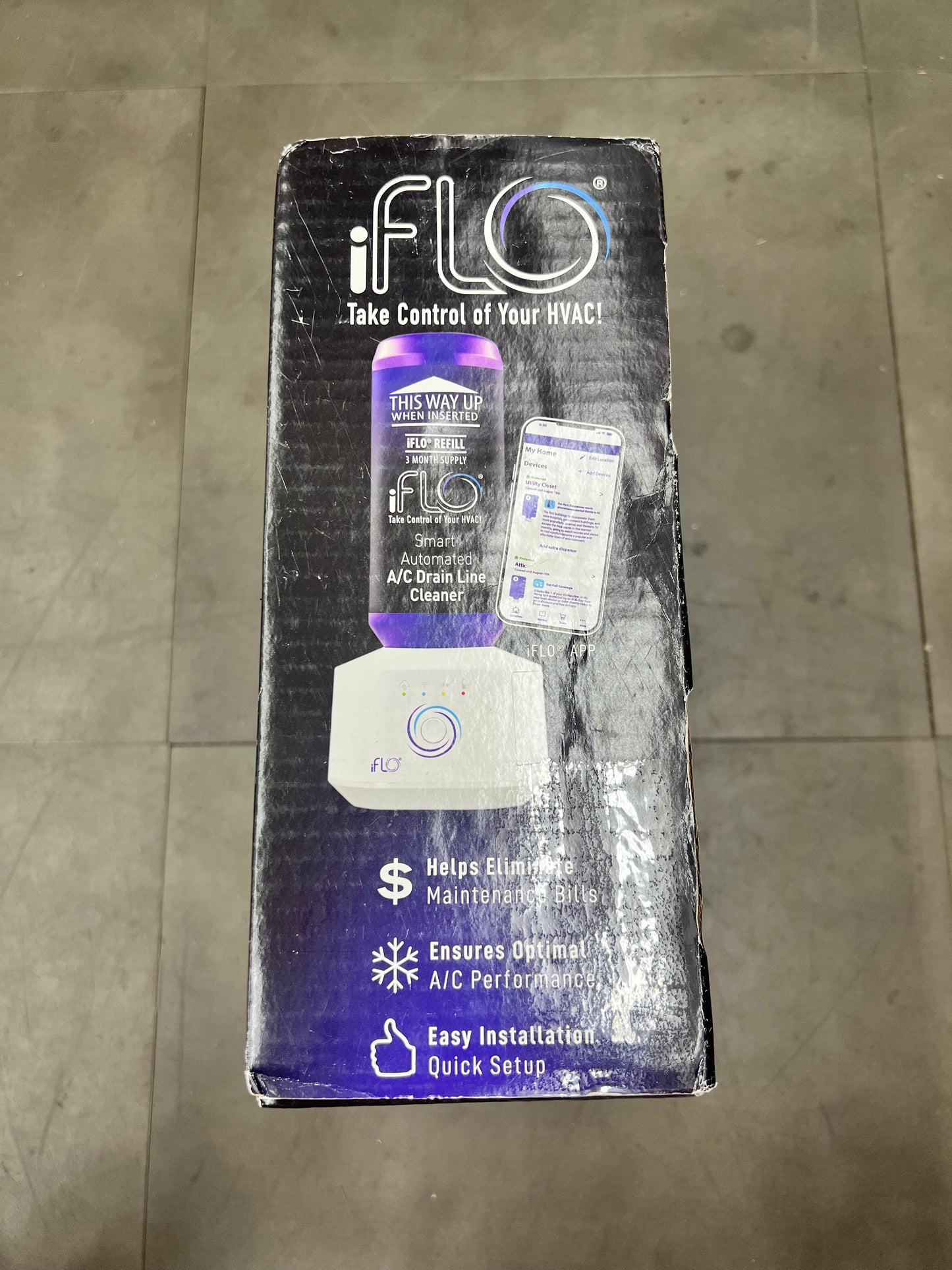 iFLO Smart Automated A/C Drain Line Cleaner - IFLOKIT01 (New)