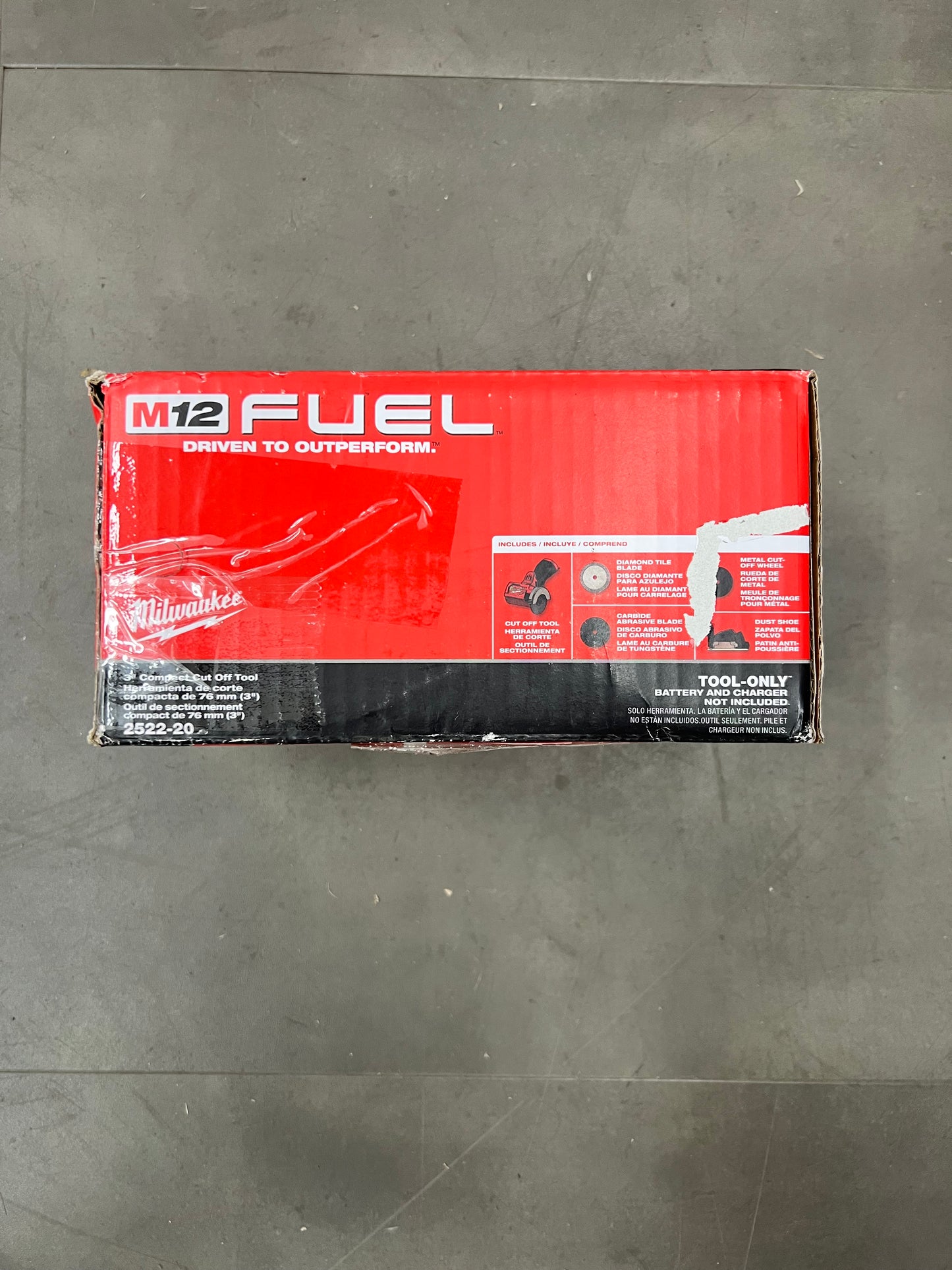 Milwaukee M12 Fuel 3” Compact Cutoff Tool - 2522-20 (New)