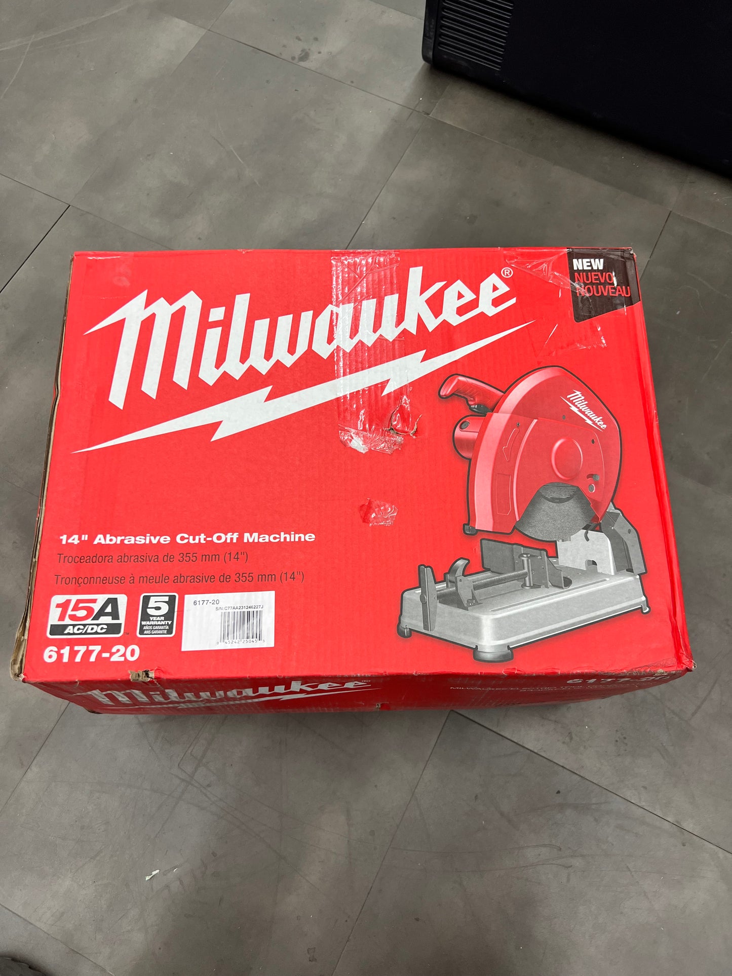 Milwaukee 14” Abrasive Cut-Off Machine - 6177-20 (New)