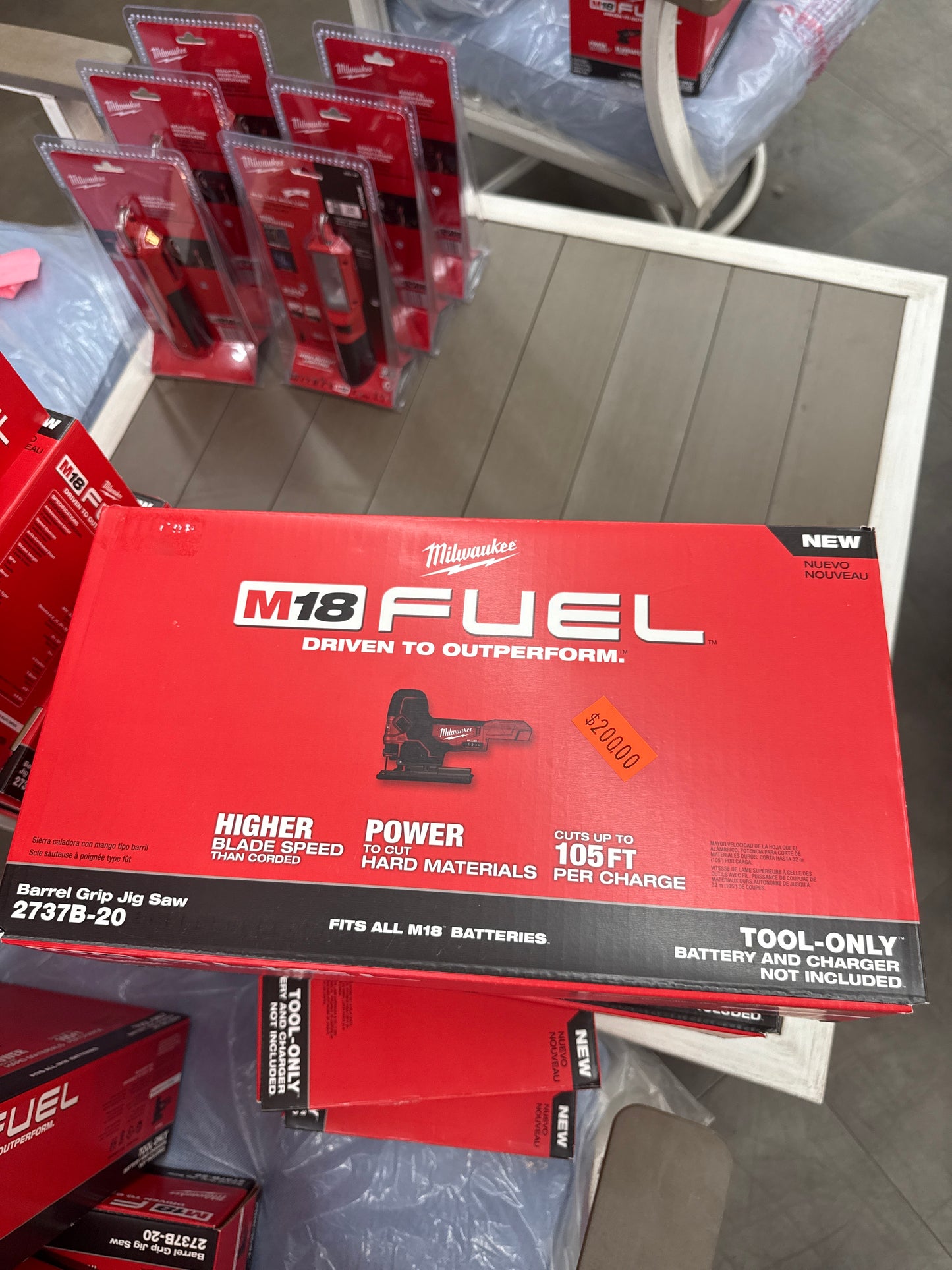 M18 FUEL 18V Lithium-Ion Brushless Cordless Barrel Grip Jig Saw (Tool Only)