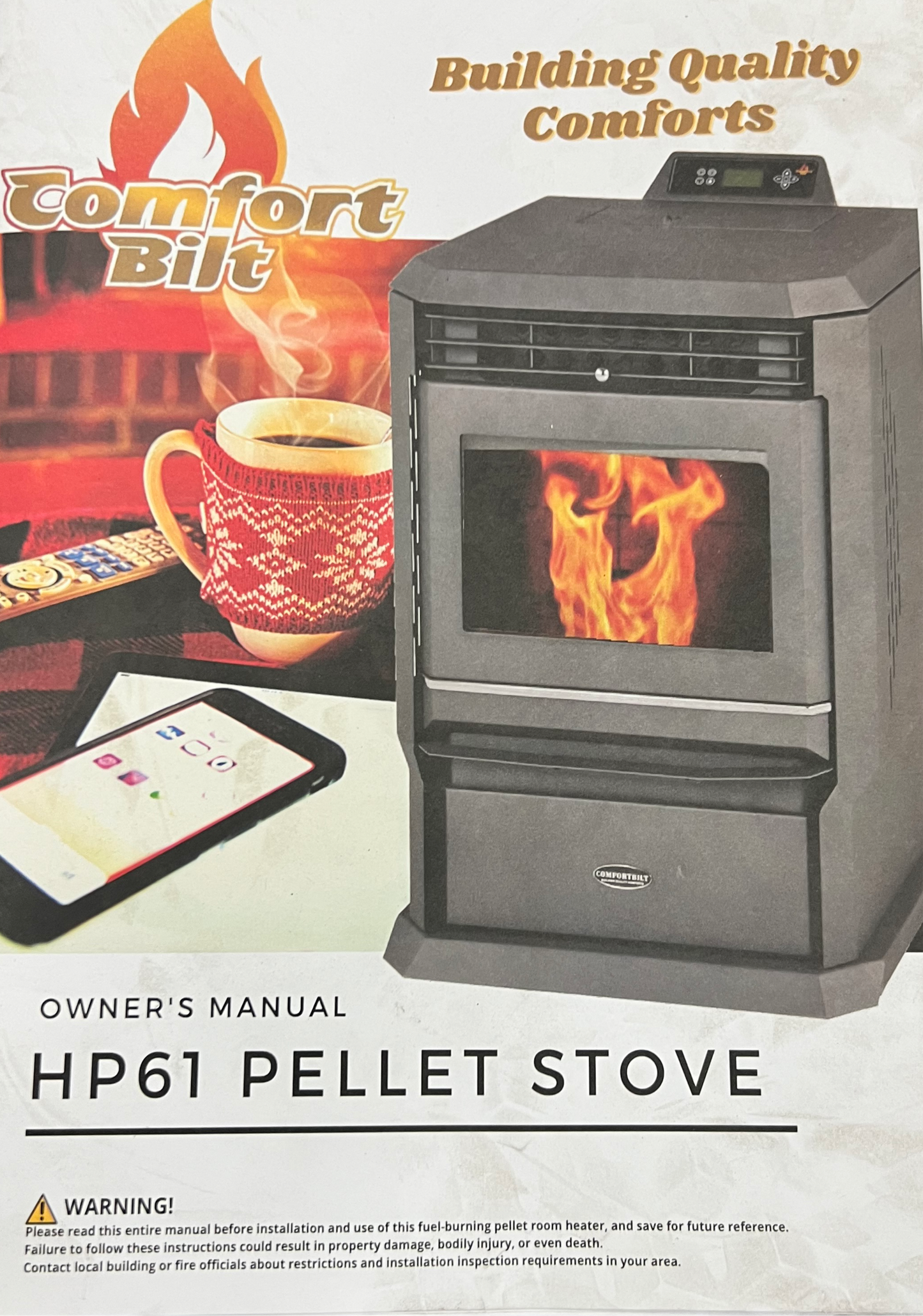 ComfortBilt HP61 Pellet Stove - (Brand New in Box) *Pickup Only*