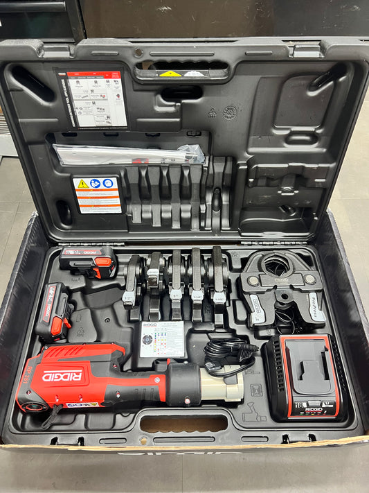 Ridgid RP351 Standard Press Tool Kit - 67178 - W/ Batteries and Charger