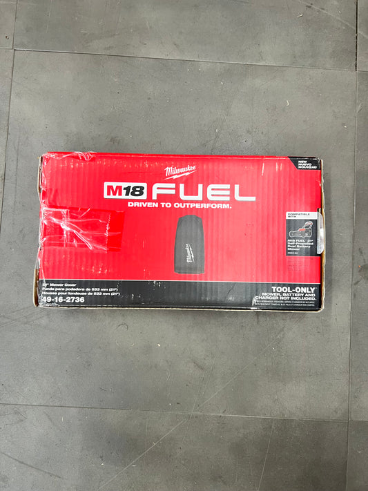 Milwaukee 21” Mower Cover - 49-16-2736 (New) - Compatible w/ M18 Fuel 21” Self-Propelled Dual Battery Mower