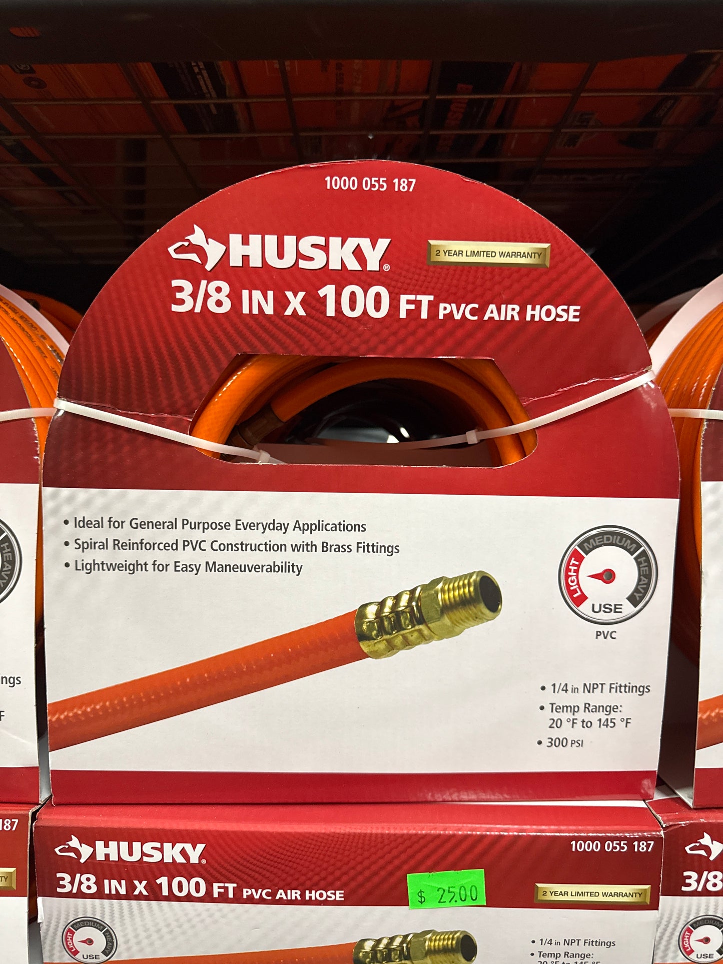 Husky (3/8 in x 100 ft) PVC Air Hose *Pick Up Only