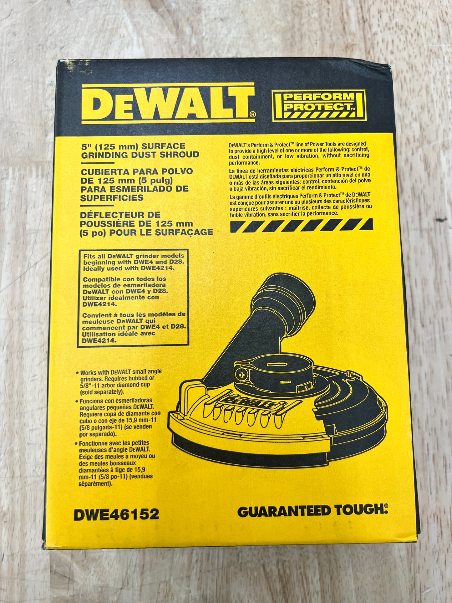 DeWalt 5” Surface Grinding Dust Shroud - DWE46152 (New)