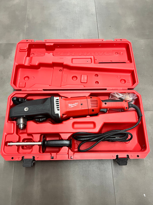 Milwaukee 13amp Corded 1/2” SuperHawg Hole Hawg Right Angle Drill/Driver - 1680-20 (New)