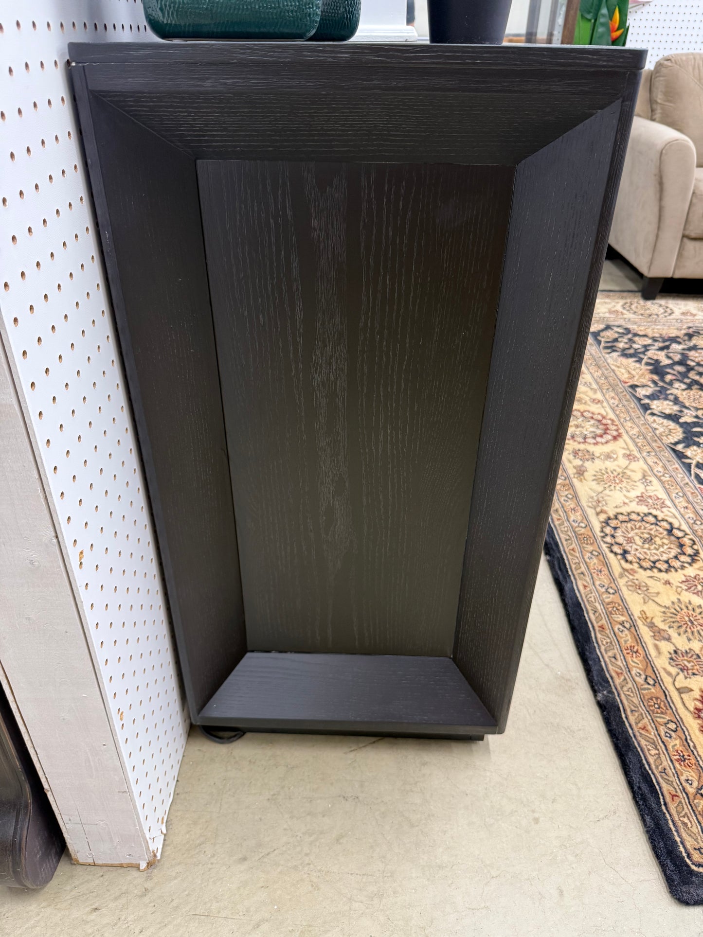 Abbyson 72”Espresso/Grey Oak Console *pick up only*