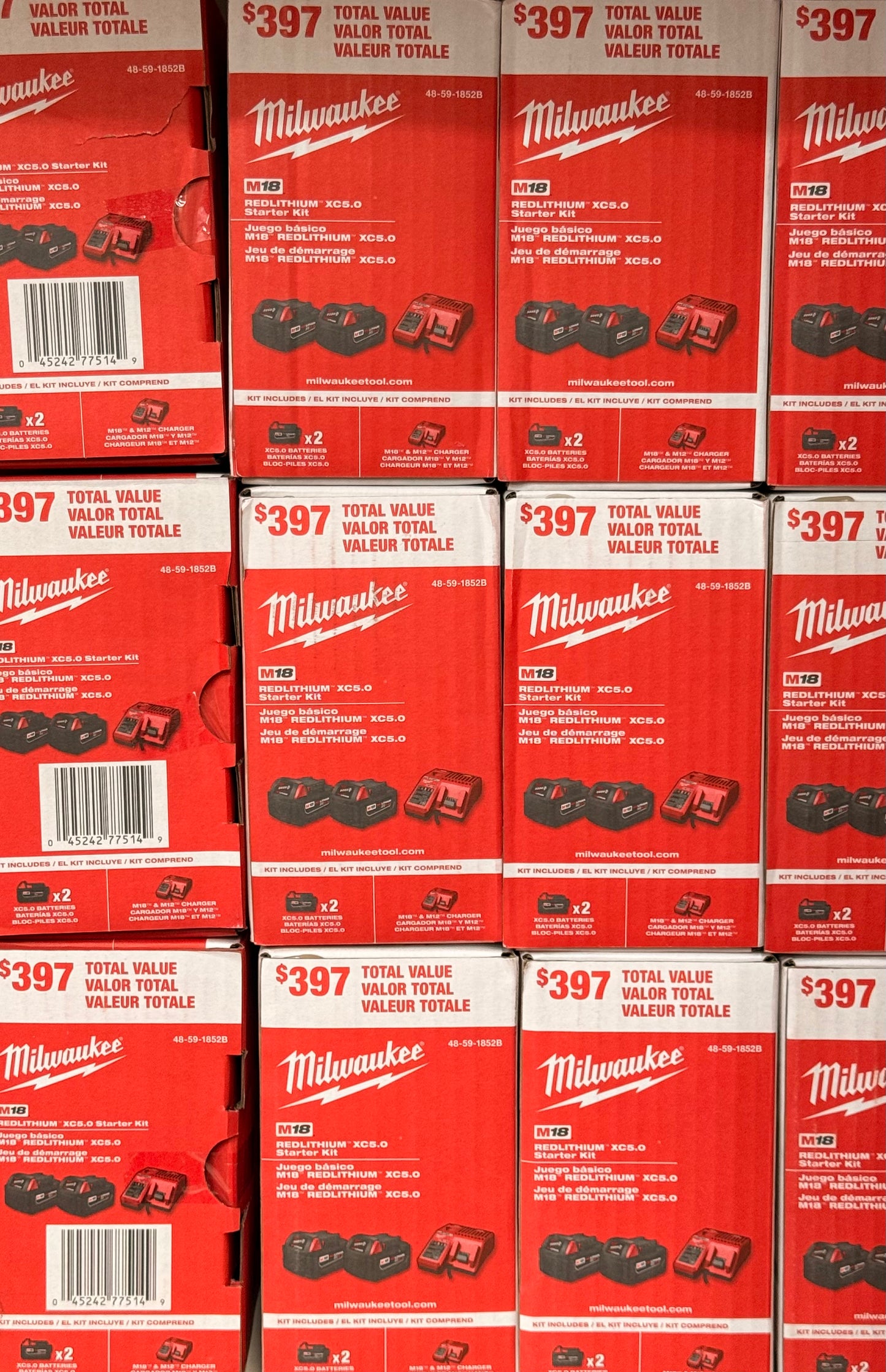 Milwaukee M18 REDLITHIUM XC5.0 Starter Kit