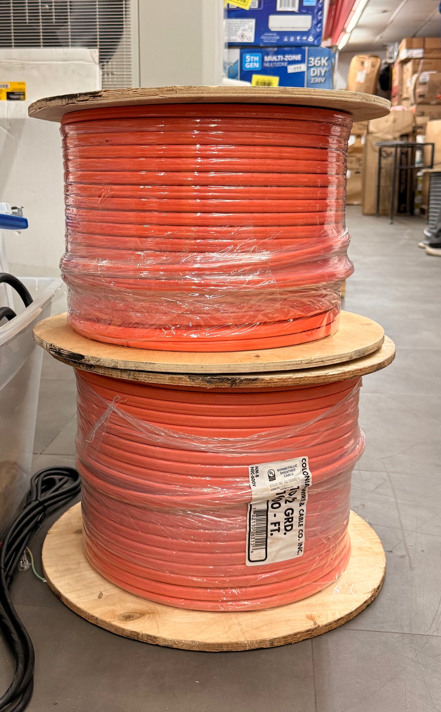 1,000 ft. 10/2 Colonial Wire and Cable CO. *Pick up only*