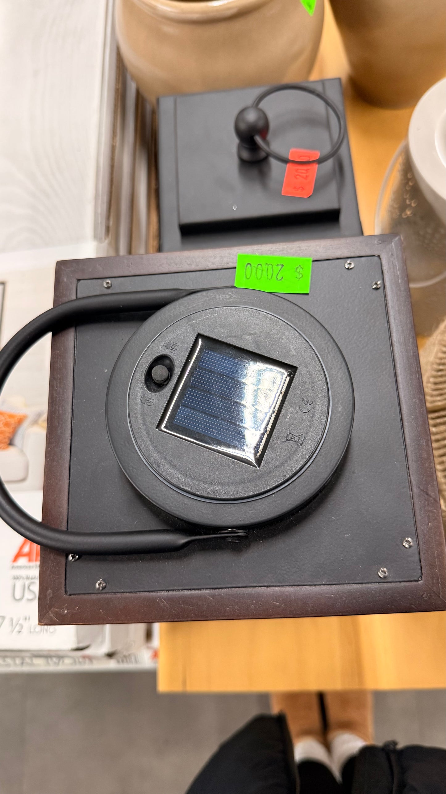 Frosted Solar Powered Lantern
