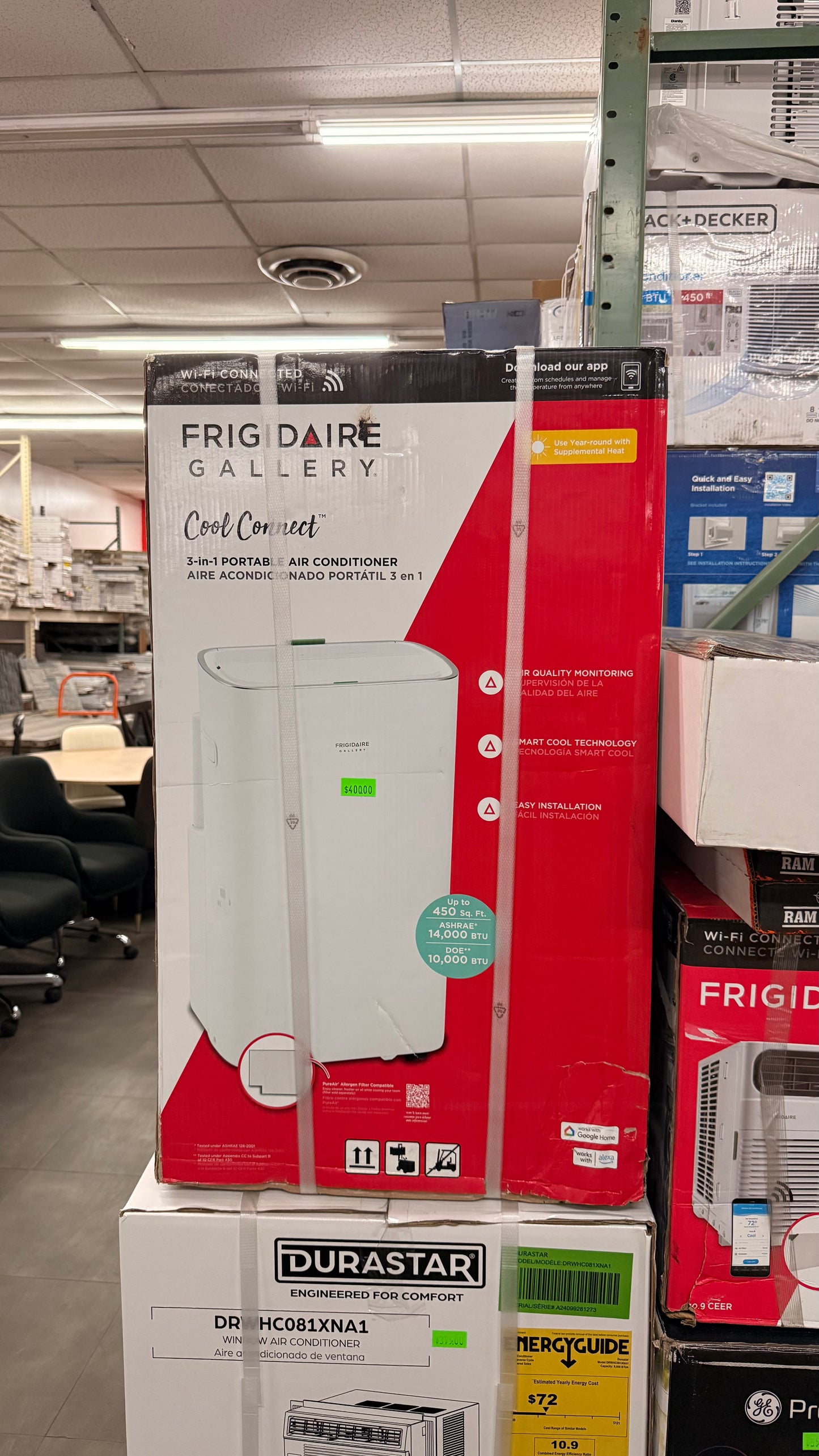 Frigidaire Gallery Cool Connect 3-in-1 Portable Air Conditioner
