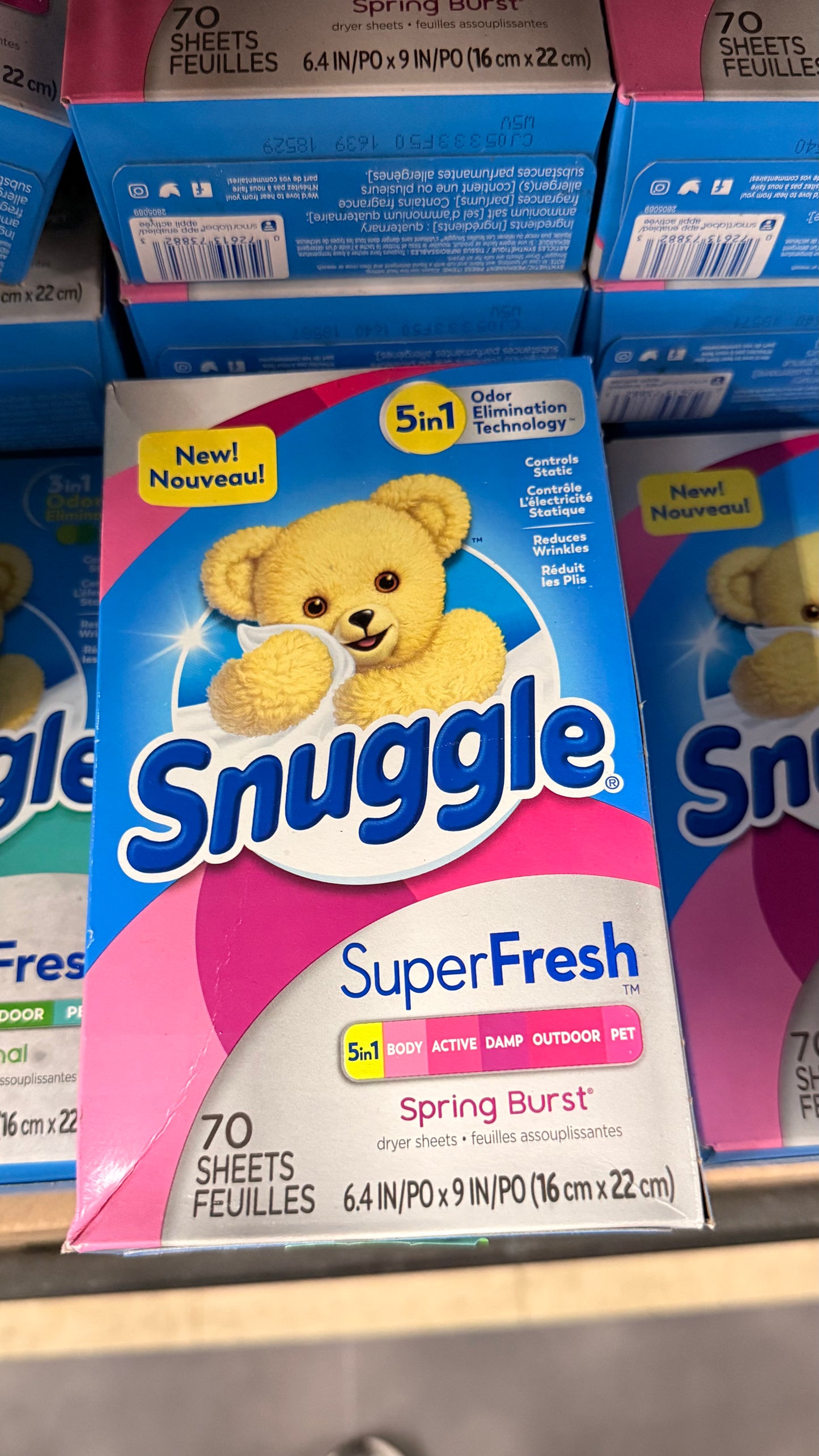 Snuggle Dryer Sheets 70 count (9 pack)
